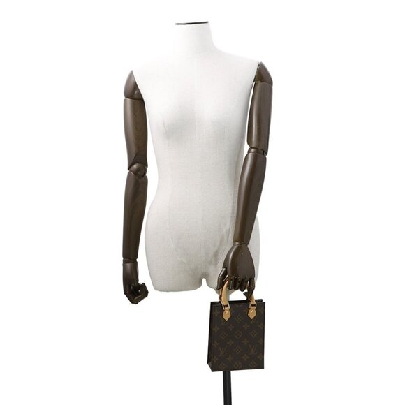 LOUIS VUITTON Petit Sac Plat Monogram Brown M81295 - Picture 4 of 16